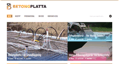 Desktop Screenshot of betongplatta.se