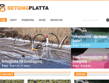 Tablet Screenshot of betongplatta.se